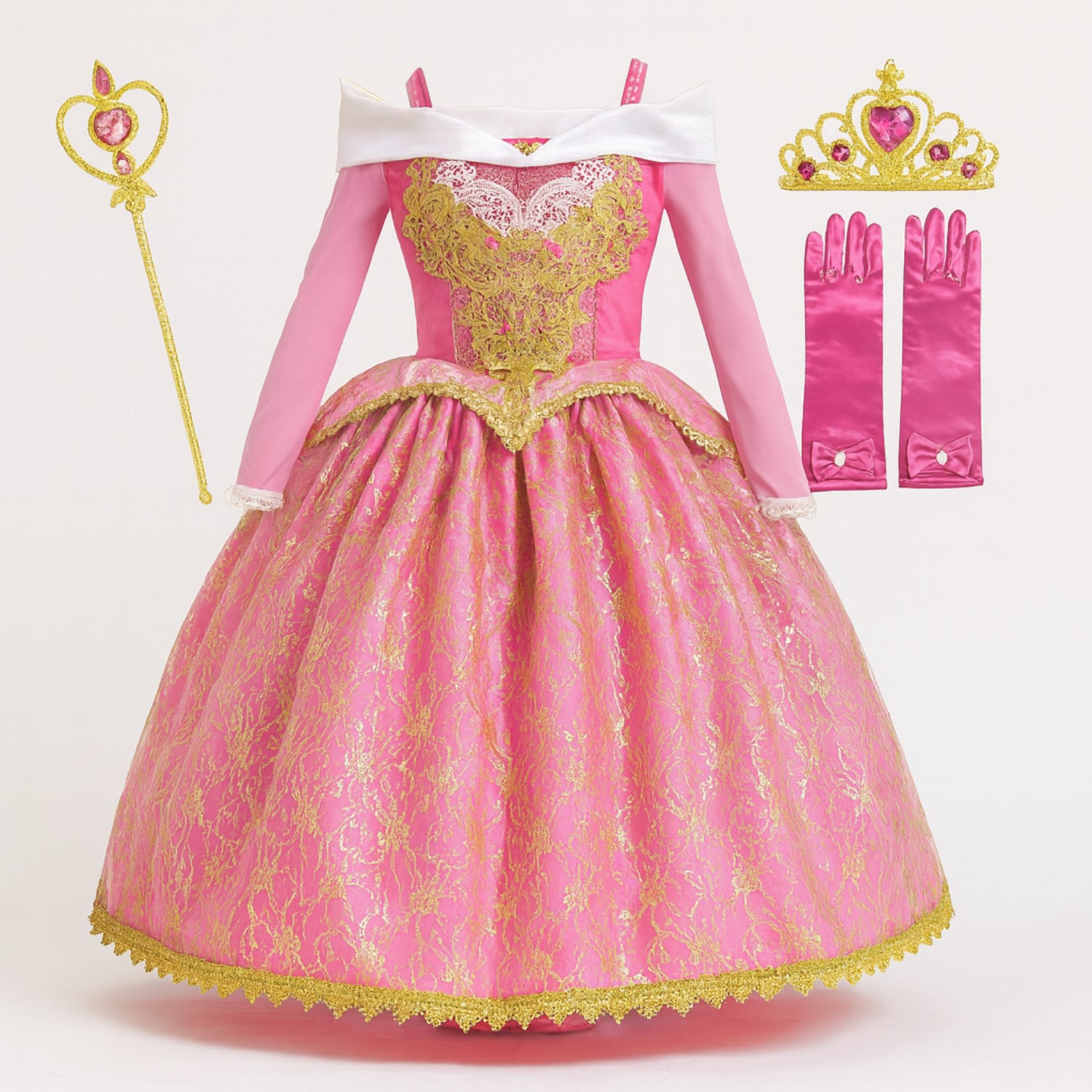 Fantasia Infantil Bela Adormecida – Completa com Acessórios