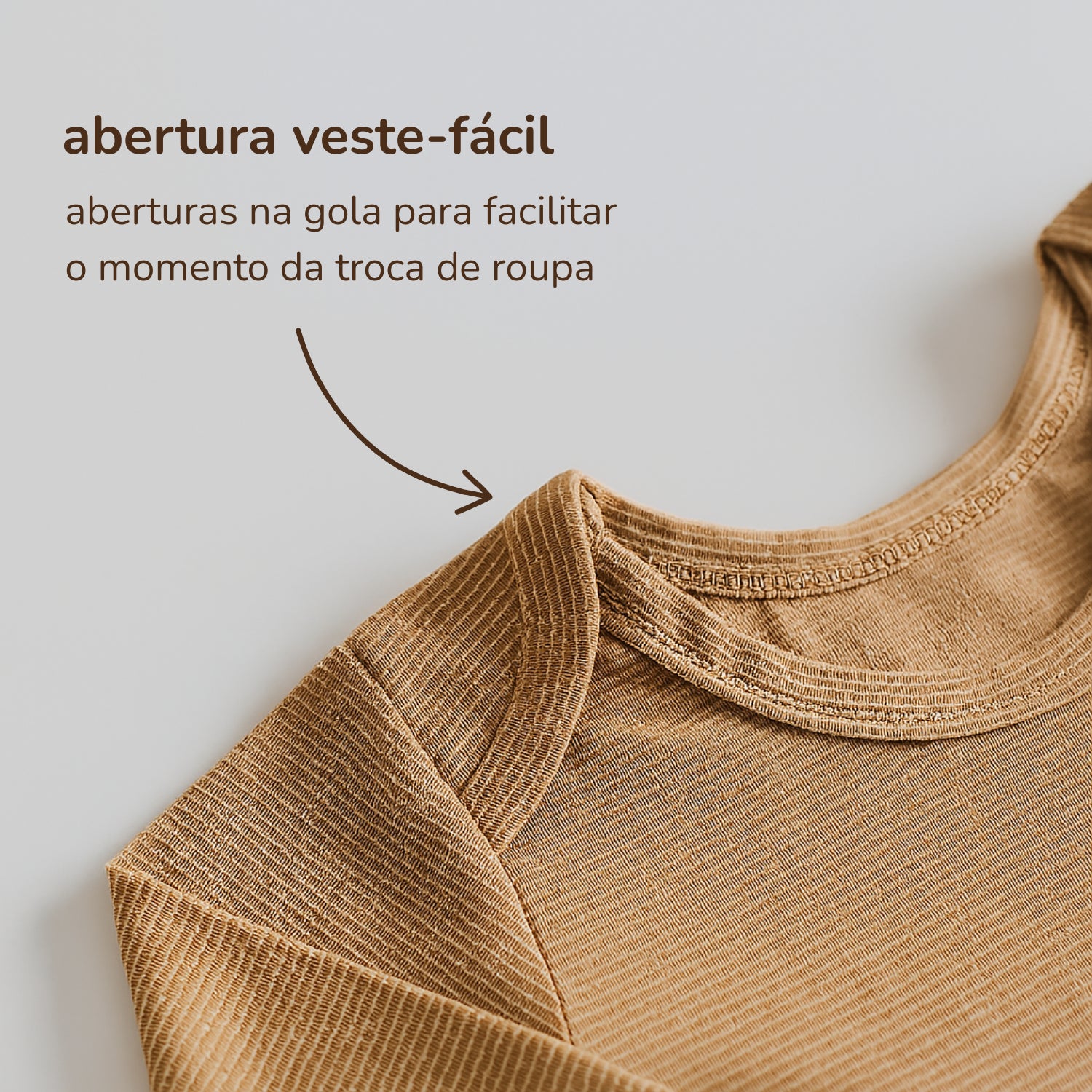 Body Kimono de Bebê Manga Curta em Algodão Orgânico Cru Pipo Kids
