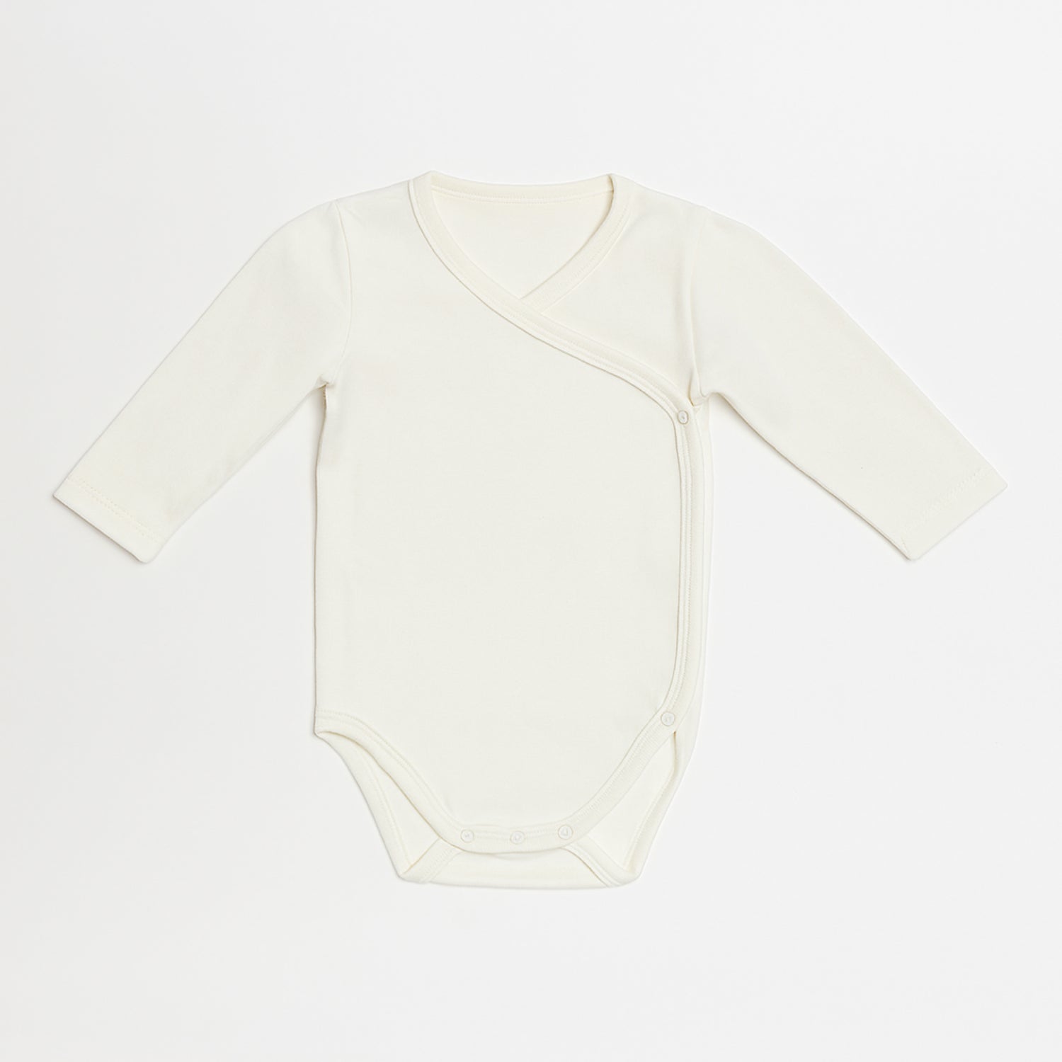 Body Kimono de Bebê Manga Longa em Algodão Orgânico Cru Pipo Kids