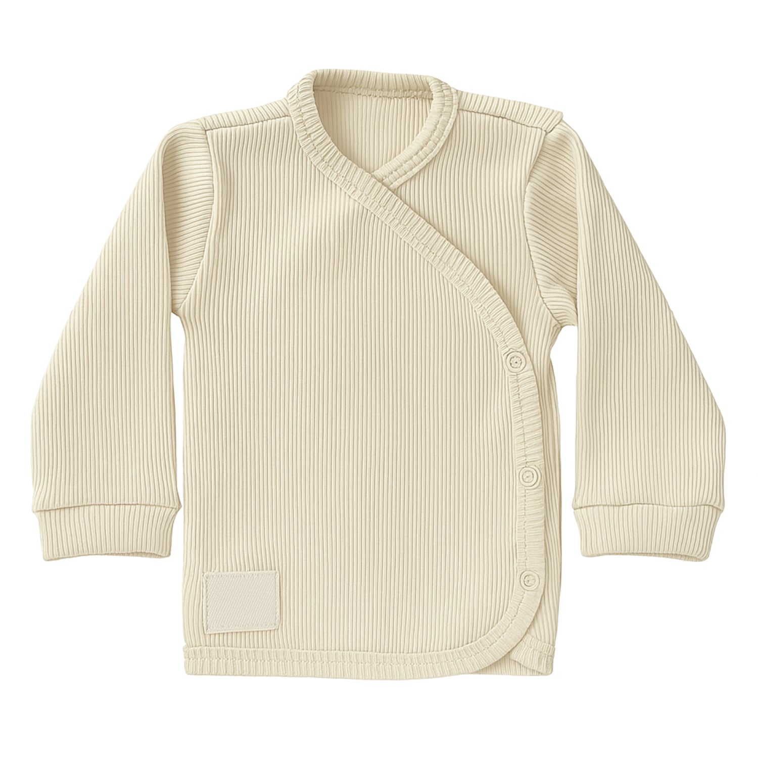 Casaco Kimono de Bebê Canelado em Algodão Orgânico Cru Pipo Kids