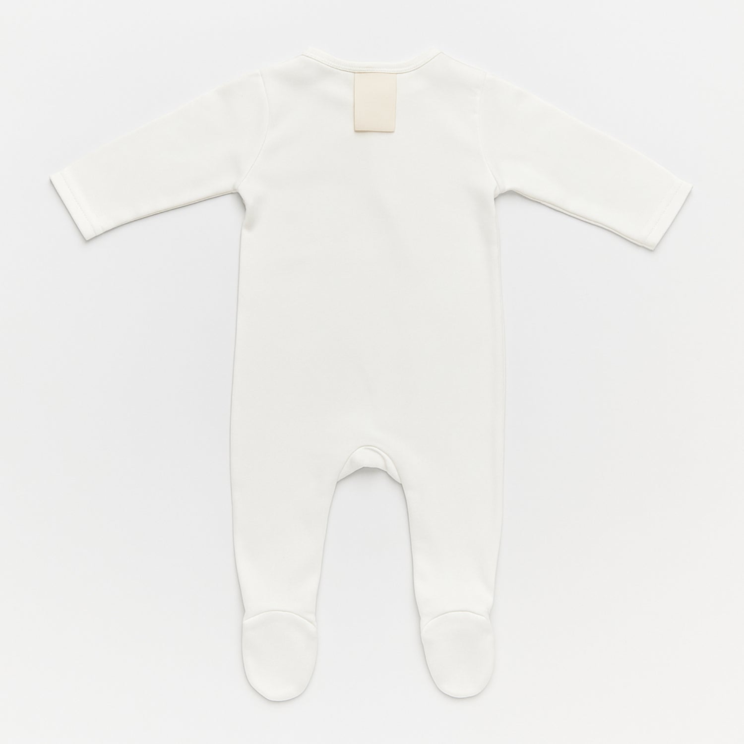 Macacão de Bebê com Pé em Algodão Orgânico Cru Pipo Kids