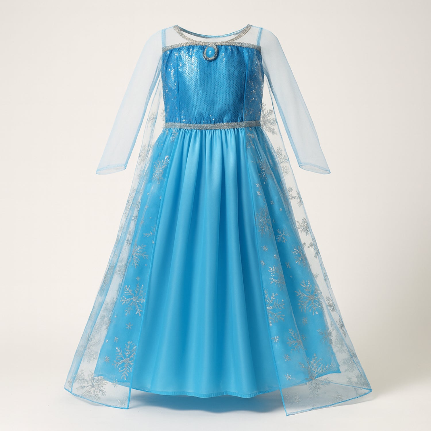 Fantasia Infantil Elsa – Frozen com Capa Brilhante e Acessórios Inclusos