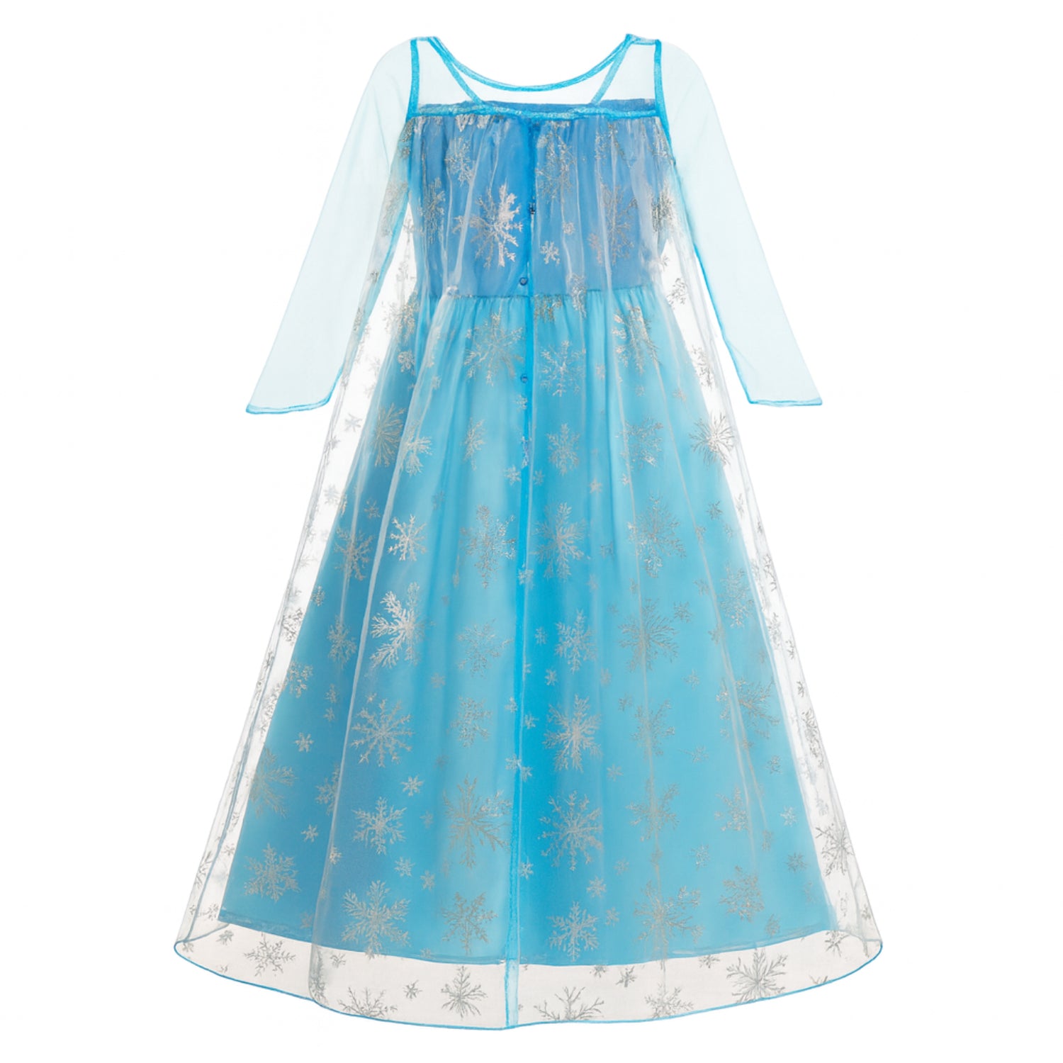Fantasia Infantil Elsa – Frozen com Capa Brilhante e Acessórios Inclusos
