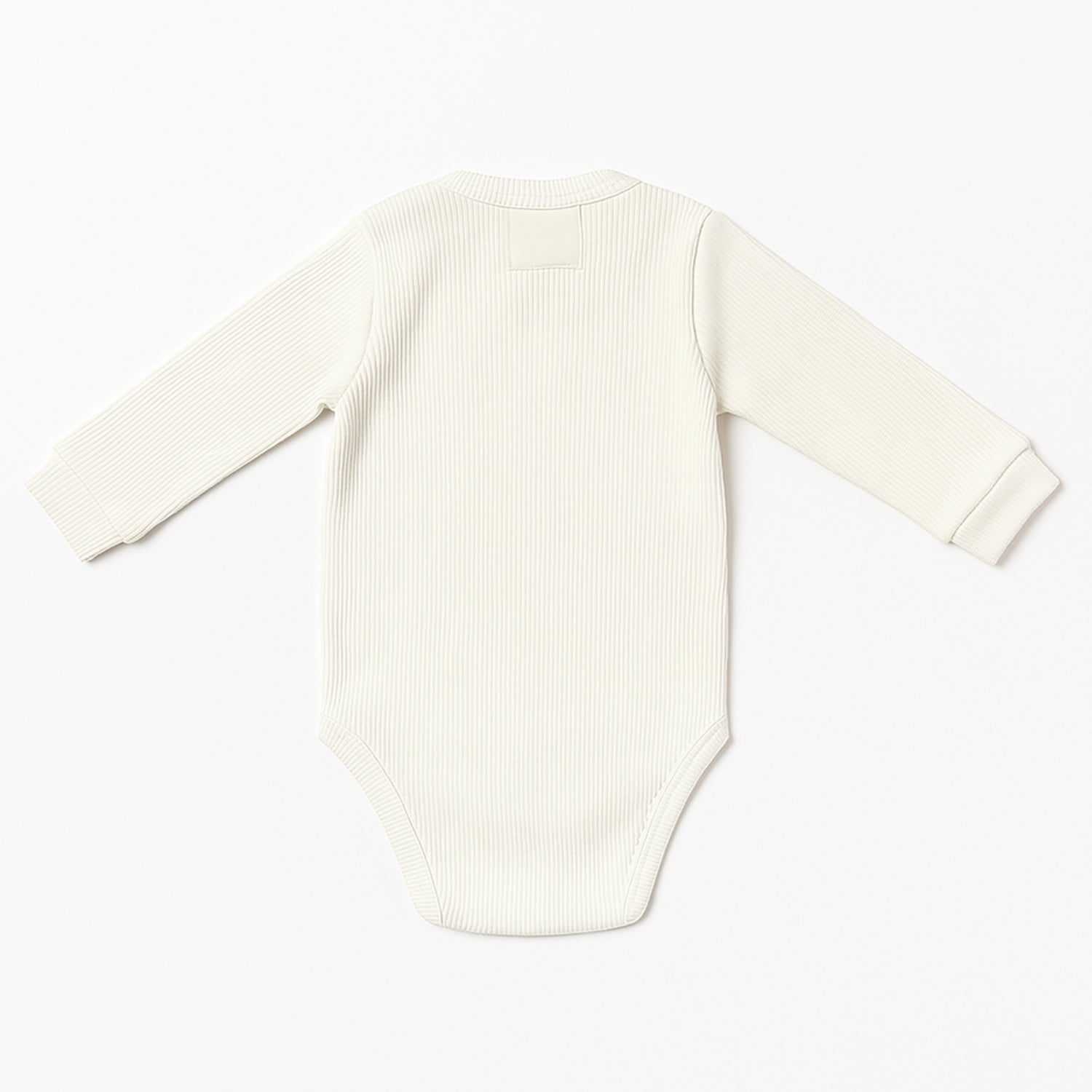 Body Kimono de Bebê Manga Longa Canelado em Algodão Orgânico Cru Pipo Kids