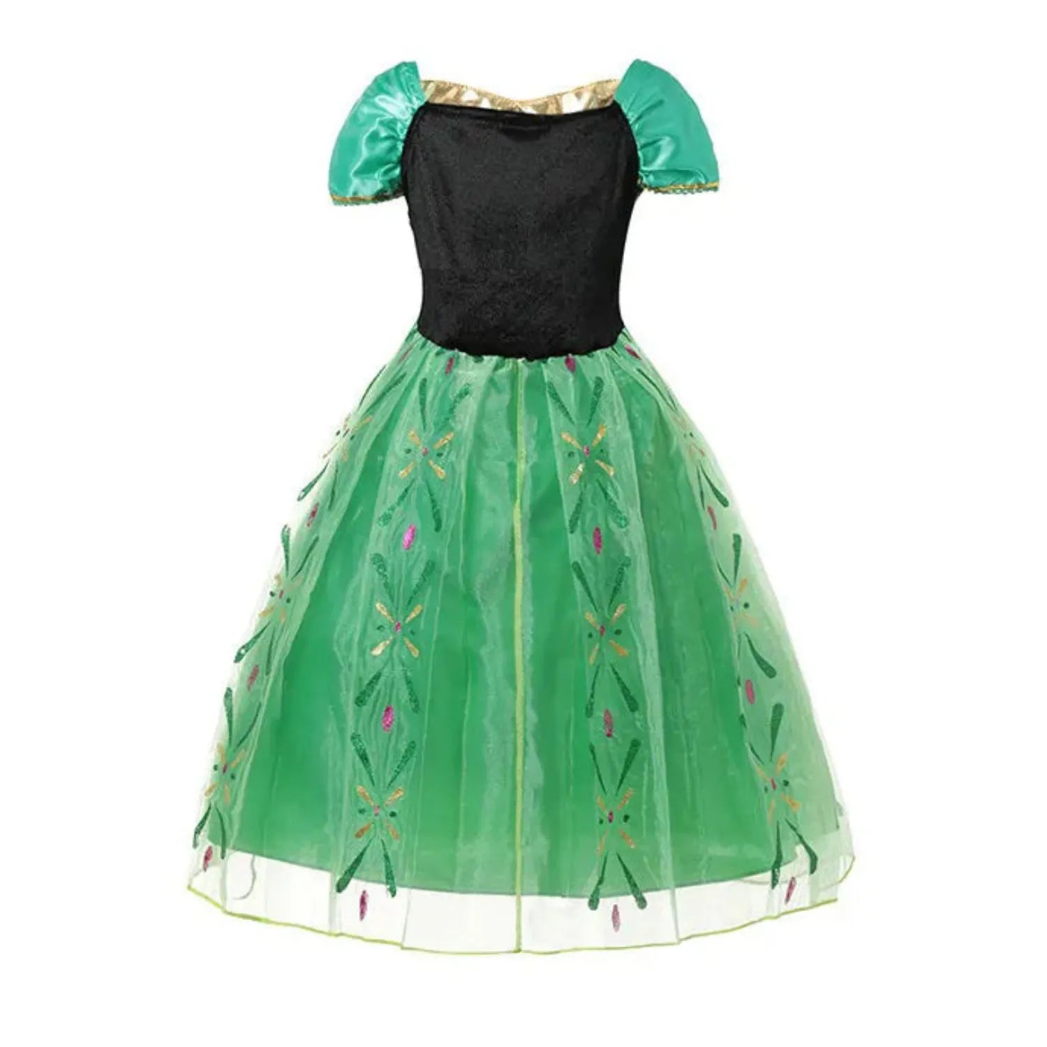 Vestido da Fantasia Princesa Coroação em pose 